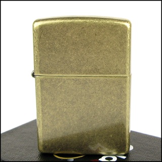 ☆福星屋☆全新【ZIPPO】美系~Antique Brass-仿古鍍黃銅打火機NO.201FB