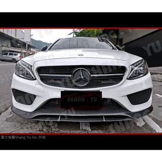 BENZ W205 C-Class 前下巴 碳纖維 卡夢 C200 C250 C300 C43 AMG