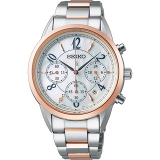 【SEIKO 精工】 LUKIA太陽能計時女錶V175-0EX0KS 32mm現代鐘錶SK016