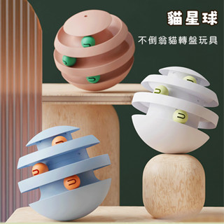 【臺灣現貨】貓咪玩具球 不倒翁球 貓轉盤 不倒翁轉盤 逗貓球 玩具球 自動逗貓器 貓用品 貓咪玩具 貓咪自嗨球 貓玩具
