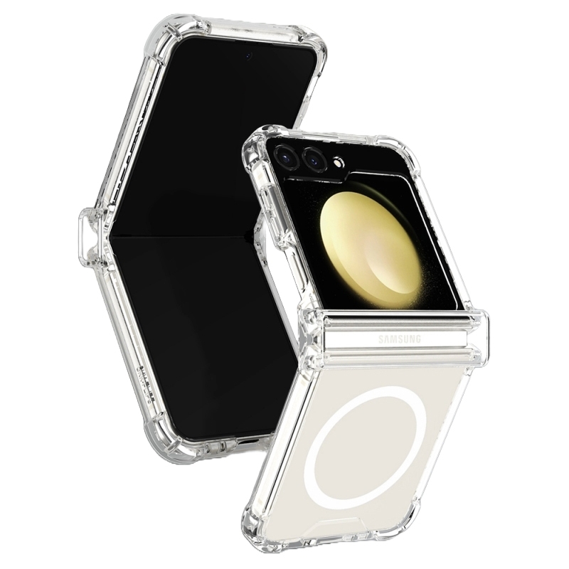 韓國 Z Flip6 MagSafe 磁吸軟邊硬背 轉軸保護蓋 手機殼