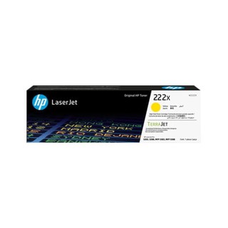 HP 222X LaserJet 高印量 黃色原廠碳粉匣(W2222X) 適用 LaserJet Pro 3203