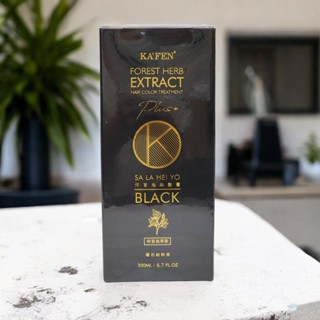 (大量現貨)KAFEN卡氛 何首烏染髮膏-曜石純粹黑(1瓶200ml)何首烏洗髮精