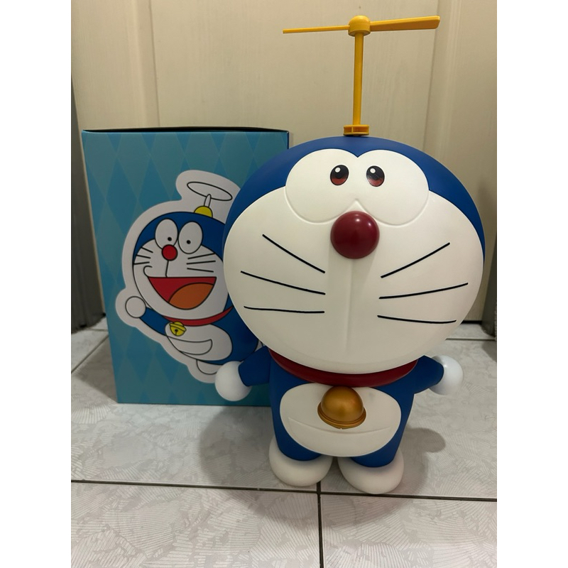 哆啦a夢 小叮噹 超大號50CM竹蜻蜓哆啦A夢叮噹貓卡通動漫公仔 多啦a夢 潮流家居裝飾 送禮 大擺件 禮物