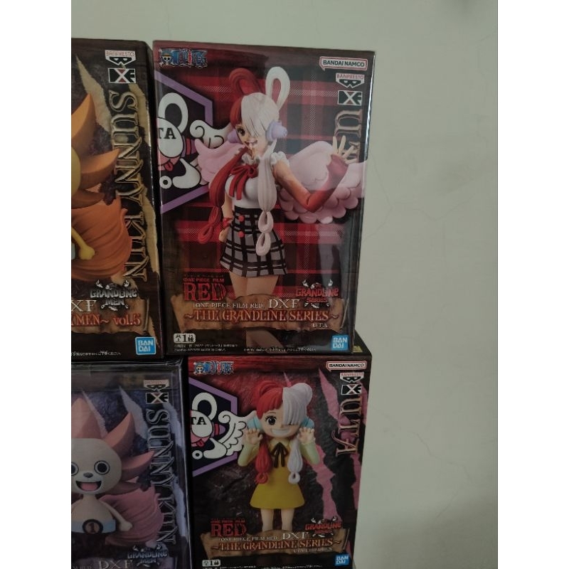 金證 DXF 海賊王 RED劇場版 紅髮歌姬 美音 RED 景品 公仔 一對