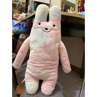 可愛長抱兔娃娃~綿綿兔~絨毛玩偶~fumo兔~高58CM~兔子長抱枕~生日情人禮物~