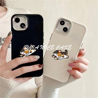 卡通小貓 iPhone11 12 13 14plus 15 16Pro max手機殼 電鍍 蘋果XR XS MAX保護殼