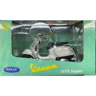 ［模王］ 現貨 Welly 1/12 機車模型完成品 Vespa GTS Super