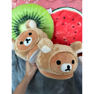 rilakkuma 拉拉熊拖鞋 麋鹿款 絨毛拖鞋 室內拖鞋 保暖拖鞋 居家