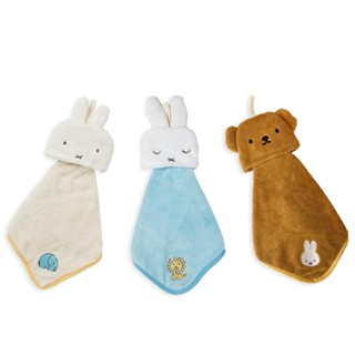 【一草一木】日本Miffy 吊掛式 柔軟 擦手巾 吸水速乾擦手巾 摺疊收納 毛巾 方巾 米飛 上學
