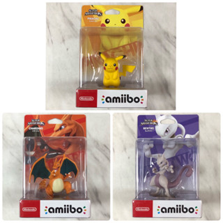 （全新） switch amiibo 寶可夢 皮卡丘 噴火龍 超夢 NS