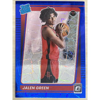 21-22 Donruss Optic Jalen Green Rated Rookie Blue Velocity