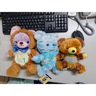 disney 小熊學校 大學熊 unibear 玩偶 娃娃 ss號 彈簧狗 毛怪 玩具總動員 妙妙貓 愛麗絲 娃衣 衣服