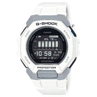 CASIO卡西歐G-SHOCK GBD-300-7 G-SQUAD藍芽多功能訓練錶 白 47.4mm