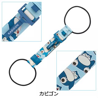 日本正版卡比獸*神奇寶貝皮卡丘 寶可夢Snorlax Gowell 行李箱拉桿固定扣環綁帶/束帶 現貨