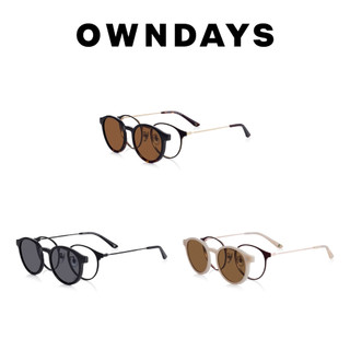 OWNDAYS SNAP系列磁吸式兩用光學偏光墨片鏡框(SNP1023X-4S)