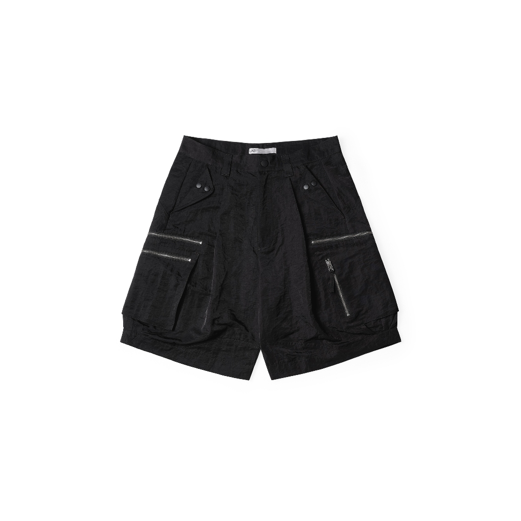 AT 工裝口袋短褲｜24SS-Cargo Shorts (Black)