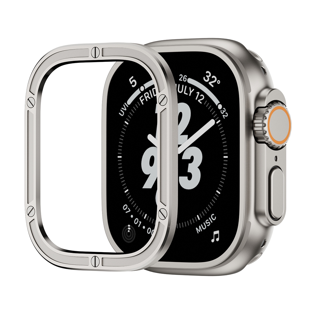 316不鏽鋼錶殼 手錶屏幕保護框 iWatch錶殼 49mm錶框 Apple Watch保護殼 Ultra蘋果手錶保護殼