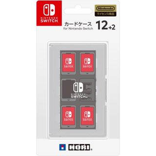 【勁多野】現貨供應 HORI 任天堂Switch 12+2枚 卡匣盒 卡帶盒 卡夾盒 遊戲收納盒 白色 NSW-024