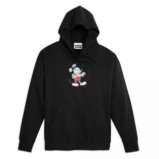🌟正品🌟Disney迪士尼❤️Mickey米奇 帽T🍀100%有機純棉 黑色 精緻刺繡 內刷毛 上衣Hoodie.