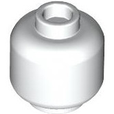 姜叔叔零件 LEGO 樂高 配件 人頭  White 3626