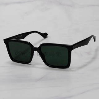 【LOOK路克眼鏡】Gucci 太陽眼鏡 黑色 方框 GG1540S 001