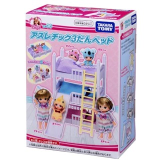 TAKARA TOMY LICCA 莉卡娃娃配件 LF-06 三胞胎嬰兒床.LD-23 三胞胎佳子.三胞胎睡衣組