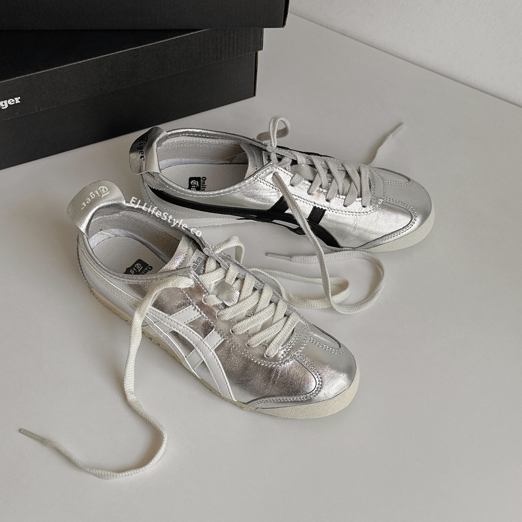 -EJ- Onitsuka Tiger Mexico 66 鬼塚虎 銀色 奶油底 1183B566-020 021