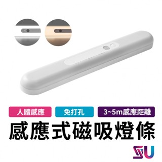 【贈無痕子母扣】 磁吸LED感應燈 小夜燈 USB充電 超廣角感應燈 走廊燈 樓梯燈 玄關燈 床頭燈 LED0012