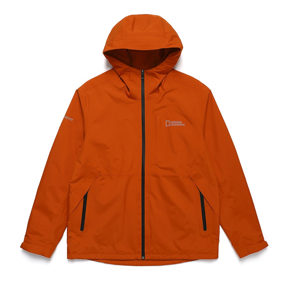 【國家地理服飾】男女同款 GORE-TEX URBAN CITY 防水外套 - 橙色