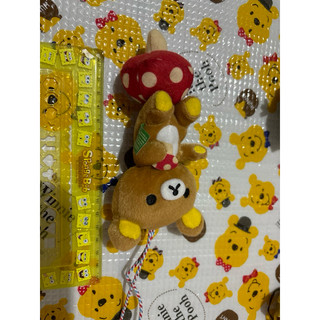 Rilakkuma 拉拉熊 香菇 吊飾娃娃2011絕版