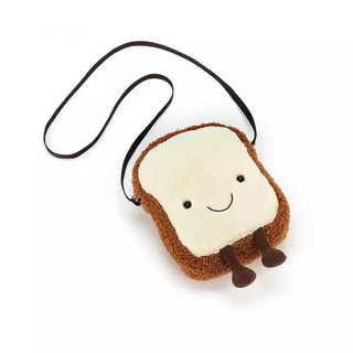 花生吐司斜背包 jELLYCAT 包包 斜背包 側/肩背包 海外代購 客製化刺繡服務