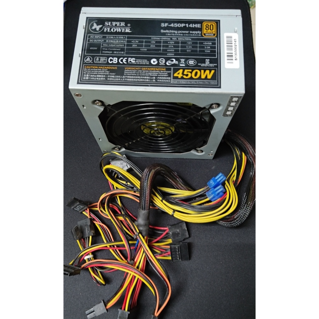 【含稅】振華 SF-450P14HE 450W 銅牌 電源供應器 /蝦皮代開電子發票