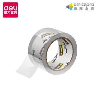 得力Deli低噪音OPP膠帶組/JD83/48mmx60M/4捲+1切割器｜Officepro總務倉庫