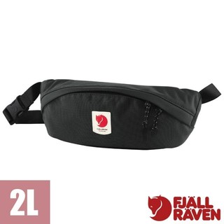 【Fjallraven 小狐狸】輕便隨身腰包 2L 臀包 單肩斜背包 護照包 隨身包/防水耐磨再生尼龍 深灰 23165