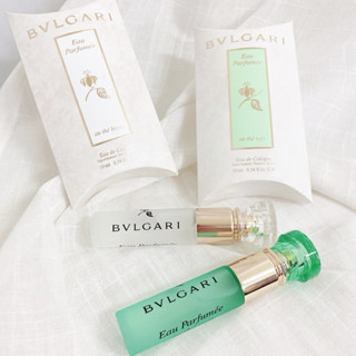 附發票 Bvlgari 寶格麗 綠茶 白茶 中性古龍水 10ml 原廠小香 迷你瓶 隨身瓶 有噴頭 ☆櫥窗小姐☆