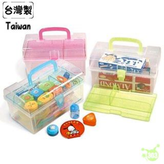 臺灣製 佳斯捷 手提收納箱 文具盒 釣魚 釣蝦 工具箱 醫藥箱 置物箱 收納箱