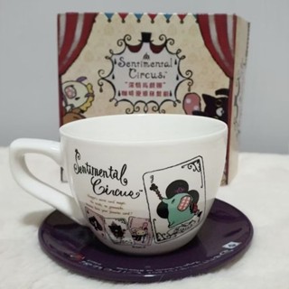 7-11超商／深情馬戲團咖啡杯盤組／絕版品
