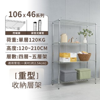 【現貨免運 | MIT】層架 鐵架 多規格106X46系列 收納架 置物架 鐵力士架 貨架 收納櫃 廚房收納 倉儲收納
