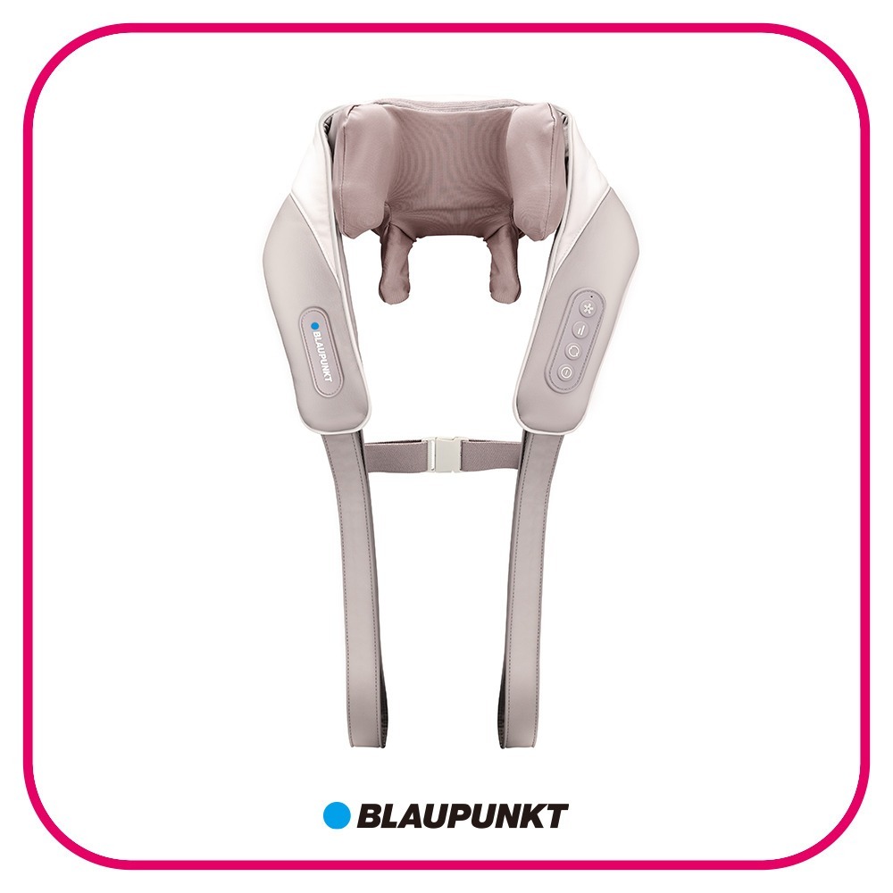 BLAUPUNKT 智慧溫感無線肩頸按摩器 BPB-M19BU 旺德電通公司貨