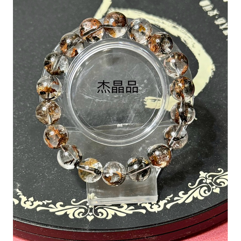 《杰晶品》頂級紅泥骸骨閃靈手珠（12mm/特價🀄️）