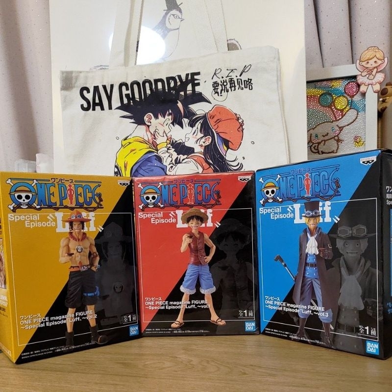 正版現貨 日版金證 海賊王 magazine 夢的一枚 魯夫 艾斯 卡普 敬酒薩波 敬酒艾斯 奔跑艾斯 奔跑薩波 和服