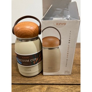 【KINYO】耐嘉304不鏽鋼隨行保溫杯 320ml (KIM-31)奶茶色