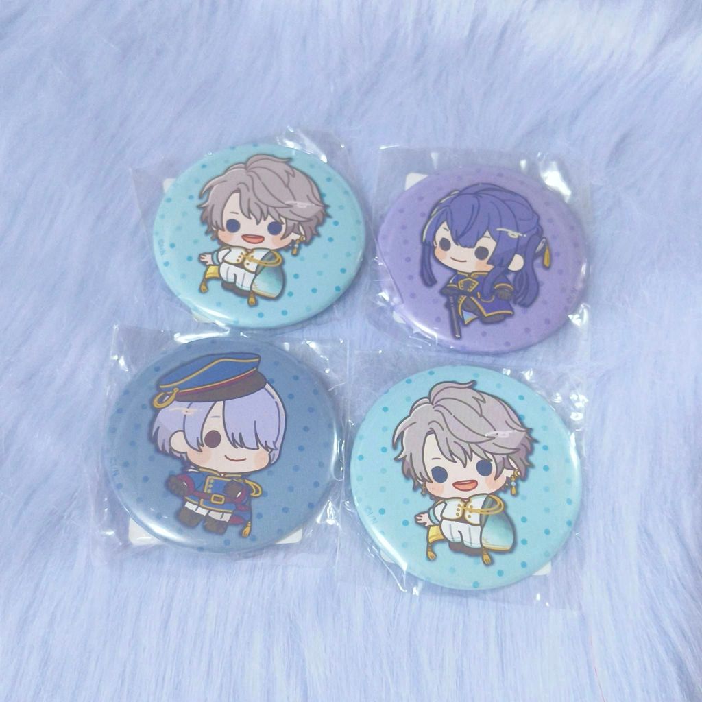 弦月藤士郎 4th Anniversary ジュエリー缶バッジ 12個 にじさん