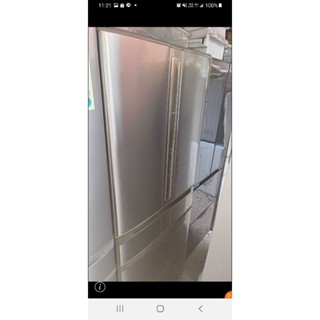 二手中古日立6門變頻冰箱，可以自動製冰塊，保固3個月，詢問大戶藥師