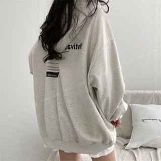 韓國長袖大學t 帽t 中長版 帽踢 oversize 帽t 連帽外套 美式復古 加絨 厚款 衛衣 帽踢 美式女 冬天女裝