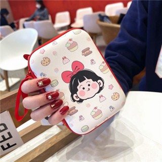 【優選精品】充電器收納包耳機資料綫便攜收納盒可愛ccd卡通迷你相機ccd整理盒ins日韓風 DO7N