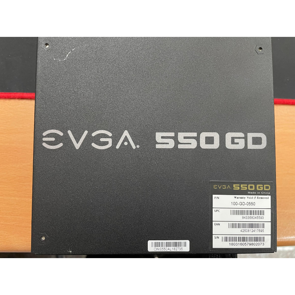 EVGA 550 GD 80PLUS 金牌