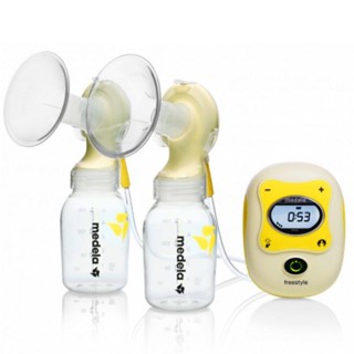 Medela 美樂電動擠乳器 雙邊電動吸乳器 另贈貝親玻璃奶瓶