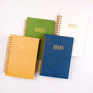 conifer綠的事務 2025年50K薴麻雙線圈橫式週誌